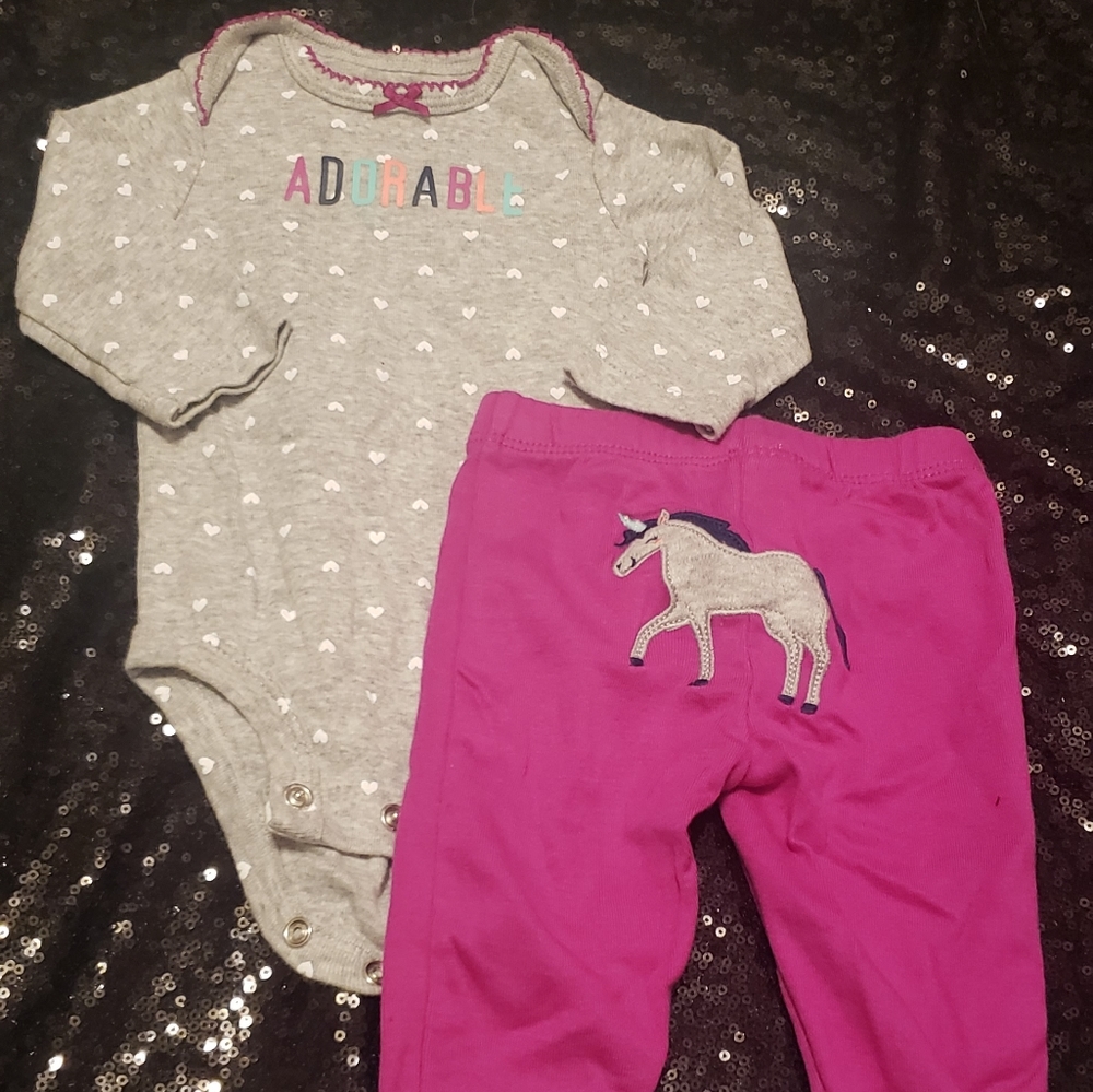 Unicorn matching outfit